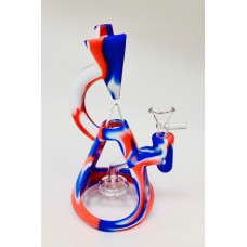 Silicone Water Pipe 8" Hourglass